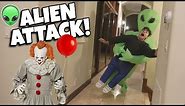 AN AREA 51 ALIEN TOOK MY SON!!! Spirit Halloween Costume Shopping Haul!