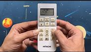 Hitachi Ac Remote Control | Hitachi Ac Remote Settings | Ac Remote Settings | Ac Remote Settings