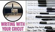How to Draw & Write with Any Pen Using Your Cricut- Sharpie, Tombow, Crayola, and More!