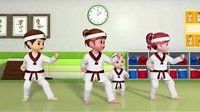 Taekwondo cartoon