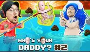 WHO'S YOUR DADDY #2: FGTEEV Saves Swimming Baby Pool Party! (Video Game + Skit)