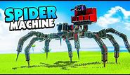 GIANT SPIDER Machine With Tail Mounted Cannon - Instruments of Destruction