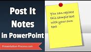 Post It Notes Tutorial in PowerPoint