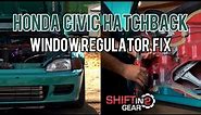 1993 Honda Civic Hatchback Window Regulator and Trim Install
