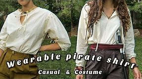 Making a Pirate Shirt - for casual wear & costumes! (CAN I DIY?)