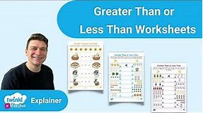 Greater Than or Less Than Worksheets