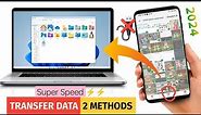 How to Transfer Files From Mobile To Laptop Without Data Cable |Share Files From Mobile To Laptop pc