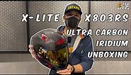 X-lite X803RS Ultra Carbon Iridium | Motorcycle helmet | Unboxing