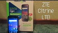 ZTE Citrine LTE (TracFone) - Unboxing & First Look!
