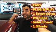 EASIEST Backup Camera EVER!!!! ONE Minute Install!! AUTO-VOX Solar Wireless Backup Camera Kit
