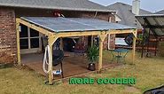 Backyard solar panel pergola (veranda, canopy) - rebuild, strengthening, and upgrades completed