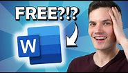 🆓 How to Get Microsoft Word for FREE (download & web versions)