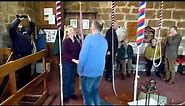 "Learning the ropes" - Bell ringing at Eccleshall Church