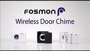 How to set up Fosmon WaveLink Wireless Door Chime at Home or Business with Entry Alert