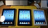 iPad 1, 2, & 3 Comparison!