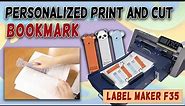 How to make bookmarks - print and cut