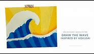 Draw The Great Wave // Art Lessons + Projects for Kids
