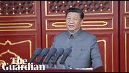 Xi Jinping vows China will never be bullied during anniversary speech