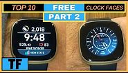 Fitbit Versa 3 Sense Clock Faces - Top 10 Best FREE Watch Faces! [PART 2] | Smartwatch Cool Faces