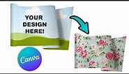 Wrapping Paper Roll Canva Mock Up Tutorial