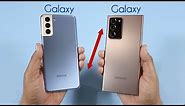 Samsung Galaxy S21 Plus vs Samsung Note 20 Ultra Speed Test & Camera Test