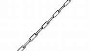 Stainless Steel Chain, Lsqurel 6.5ft 13ft Metal Chain Link Chain Small 1/8in Light Duty Chain Utility Chain Jack Chain for Home Outdoor Camping Hanging etc (1/8in-6.5ft)