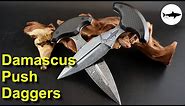Forging Damascus Push Daggers - The Complete Video