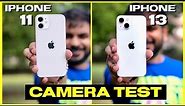 iPhone 11 vs iPhone 13 Camera Test | Detailed Camera Comparison | Real World Differences | Hindi |4K