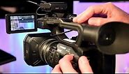 Panasonic video camera operation