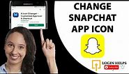 How to Change Snapchat App Icon? Customize App Icon & Shortcut