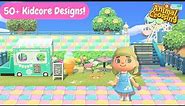 50+ Kidcore Custom Designs for your Island! || Animal Crossing New Horizons