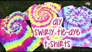 DIY Swirly Tie-Dye T-Shirts | How To | Tutorial