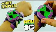 How To Make Functional BEN 10 Omnitrix with Paper! | FREE TEMPLATE! Easy DIY Craft