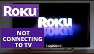 How to Fix Roku not connecting to Samsung TV || ROKU won't connect with Smart TV