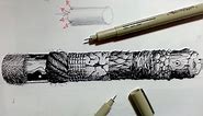Pen & Ink Drawing Tutorials | How to create realistic textures (Part 2)