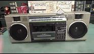 Sharp GF-7600 Boombox unboxing. THE Boombox of the 1980's!