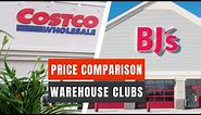 Costco vs Bjs | UNBELIEVABLE PRICE DIFFERENCES!!