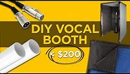 How To Build a DIY Vocal Booth For Under $200! | Build A Portable Recording Booth