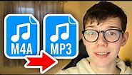 How To Convert M4A To MP3 (Guide) | M4A To MP3 Converter