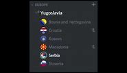 Breakdown of Yugoslavia // Discord Meme