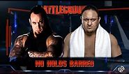WWE 2K16 - SAMOA JOE VS UNDERTAKER | No Holds Barred