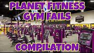 PLANET FITNESS GYM FAIL COMPILATION | The Gains Gods