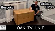 oak tv unit