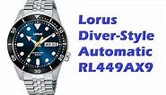 Lorus RL449AX9 Diver Style Auto Review