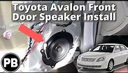 2005 - 2010 Toyota Avalon Front Door Speaker Install
