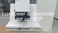 Luxpower hybrid inverter connects with Sunwoda battery