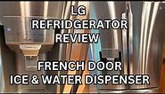 LG Fridge Tour LG 27.7 Costco 3-Door French Door Refrigerator Review W/ Ice & Water Dispenser
