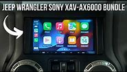 Jeep Wrangler JK Sony XAV-AX6000 Plug & Play Kit Installation | 2007 - 2018 Jeep Wrangler JK