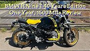 BMW R Nine T Urban GS - 1500 Mile One Year Review