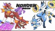 Complete Fakedex - Norden Fakemon Region (Gen 9 Pokemon Light and Dark)